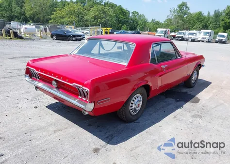 1968 Ford Mustang from USA, damaged, VIN 8F01C159008